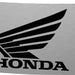 HONDA Motorcycle Star Buckle - Brushed Silver/Black Belt Buckles Honda Motorsports   