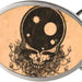 Space Your Face FCWood Natural/Black - Matte Oval Rock Star Buckle Belt Buckles Grateful Dead   