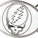 Steal Your Face GW White - Matte Oval Rock Star Buckle Belt Buckles Grateful Dead   