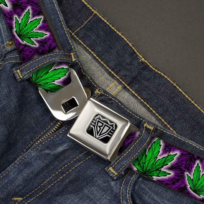 Seatbelt Belt - Marijuana Haze Purple Seatbelt Belts Buckle-Down   
