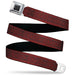 BD Wings Logo CLOSE-UP Black/Silver Seatbelt Belt - Snake Skin 3 Red/Black Webbing Seatbelt Belts Buckle-Down   
