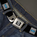Built Ford Tough Seatbelt Belt - Built Ford Tough Logo REPEAT Webbing Seatbelt Belts Ford   