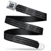 Ram Seatbelt Belt - Ram Logo Americana Stripes Weathered Gray/Black Webbing Seatbelt Belts Ram   