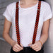 Suspenders - 1.0" - Checker Black/Red Suspenders Buckle-Down   
