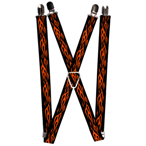 Suspenders - 1.0" - Flame Orange Suspenders Buckle-Down   