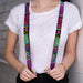 Suspenders - 1.0" - Animal Skins & Stripes 2 Suspenders Buckle-Down   