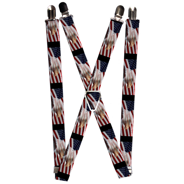 Suspenders - 1.0" - American Eagle Flags Suspenders Buckle-Down   