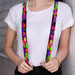 Suspenders - 1.0" - BD Paint Splatter Black/Neon Suspenders Buckle-Down   