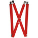 Suspenders - 1.0" - Christmas Red Suspenders Buckle-Down   