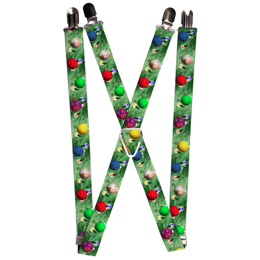 Suspenders - 1.0" - Decorated Tree Suspenders Buckle-Down   