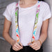 Suspenders - 1.0" - Falling Stars White/Multi Color Suspenders Buckle-Down   