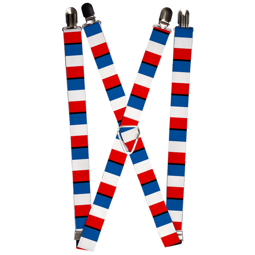 Suspenders - 1.0" - France Flags Suspenders Buckle-Down   