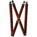 Suspenders - 1.0" - Flames Black/Orange/Red Suspenders Buckle-Down   