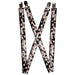 Suspenders - 1.0" - Flying Pigs Black/White/Pink Suspenders Buckle-Down   