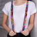 Suspenders - 1.0" - Girls Rule Bubbles Suspenders Buckle-Down   
