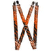 Suspenders - 1.0" - Grunge Tread Orange Suspenders Buckle-Down   