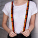 Suspenders - 1.0" - German Flag Distressed Suspenders Buckle-Down   