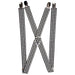 Suspenders - 1.0" - Houndstooth Black/White Suspenders Buckle-Down   