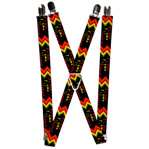 Suspenders - 1.0" - Hot Like A Pepper Suspenders Buckle-Down   