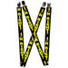 Suspenders - 1.0" - J/K RIGHT? Black/Yellow Suspenders Buckle-Down   