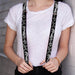 Suspenders - 1.0" - Lucky Black/White Suspenders Buckle-Down   