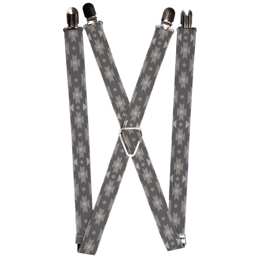Suspenders - 1.0" - Navajo Grays Suspenders Buckle-Down   