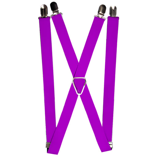 Suspenders - 1.0" - Neon Purple Suspenders Buckle-Down   