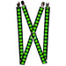Suspenders - 1.0" - Owls Spin Black/Green Suspenders Buckle-Down   
