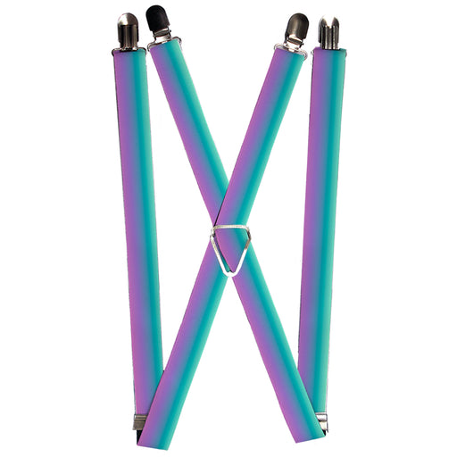 Suspenders - 1.0" - Ombre Blue-Green/Purple Suspenders Buckle-Down   