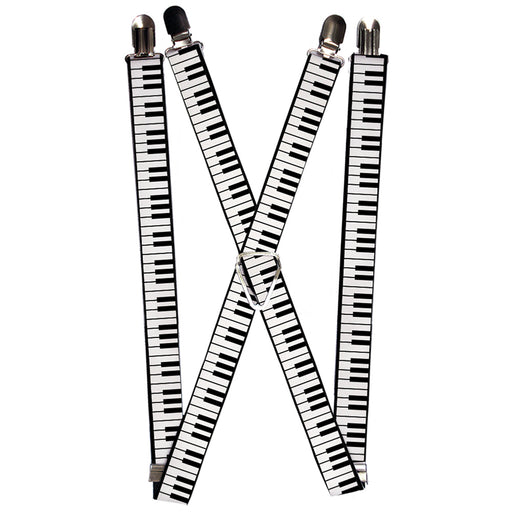 Suspenders - 1.0" - Piano Keys Suspenders Buckle-Down   