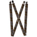 Suspenders - 1.0" - Peace Black/Animal Prints Suspenders Buckle-Down   