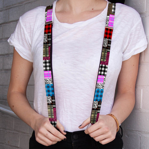 Suspenders - 1.0" - Plaid & Animal Skins Suspenders Buckle-Down   