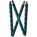 Suspenders - 1.0" - Peace & Starz Suspenders Buckle-Down   