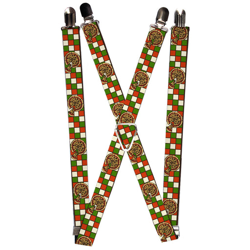 Suspenders - 1.0" - Pizza Pies Suspenders Buckle-Down   