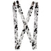 Suspenders - 1.0" - Splatter White/Black Suspenders Buckle-Down   