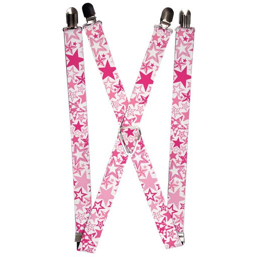 Suspenders - 1.0" - Stargazer White/Pink Suspenders Buckle-Down   