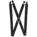 Suspenders - 1.0" - Skull Yard Black/Gray Suspenders Buckle-Down   