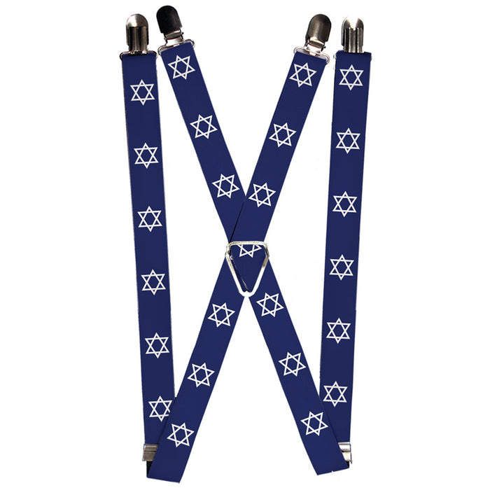 Suspenders - 1.0" - Star of David Suspenders Buckle-Down   