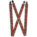 Suspenders - 1.0" - United Kingdom Flags Distressed Painting Suspenders Buckle-Down   