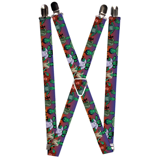 Suspenders - 1.0" - Walking Zombies Suspenders Buckle-Down   