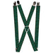 Suspenders - 1.0" - Wire Grid Black/Turquoise/Yellow Suspenders Buckle-Down   