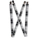 Suspenders - 1.0" - Dental X-Rays Black/White Suspenders Buckle-Down   