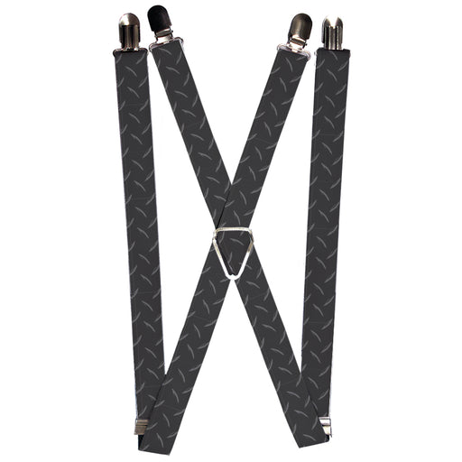 Suspenders - 1.0" - Diamond Plate Grays Suspenders Buckle-Down   