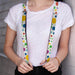 Suspenders - 1.0" - Dots/Grid3 White/Gray/Multi Color Suspenders Buckle-Down   