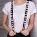 Suspenders - 1.0" - Staggered Sugar Skulls Black/Multi Color Suspenders Buckle-Down   