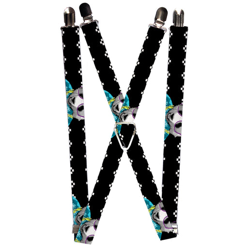 Suspenders - 1.0" - Panda Bling Suspenders Buckle-Down   