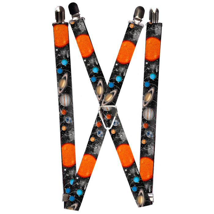 Suspenders - 1.0" - Solar System Sun/Planets/Stars Suspenders Buckle-Down   