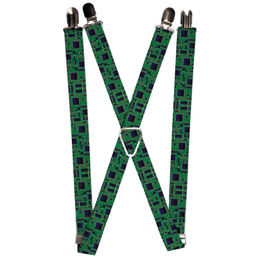 Suspenders - 1.0" - Circuit Board2 Suspenders Buckle-Down   