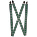 Suspenders - 1.0" - Joker Diamonds Gray Green Suspenders DC Comics   