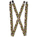 Suspenders - 1.0" - Looney Tunes 6-Character Stacked Collage3 Suspenders Looney Tunes   